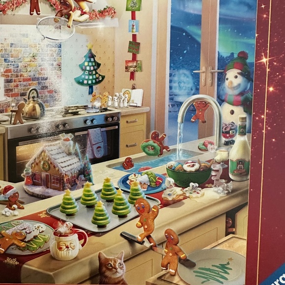NIB Ravensburger Christmas Puzzle Merry Mischief 1000 Piece - Picture 7 of 11